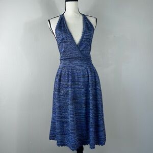 Missoni halter metallic knit dress